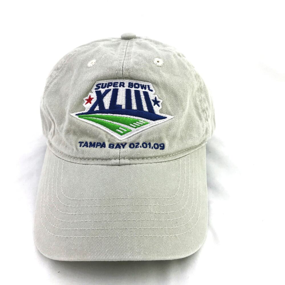 NBC Sports NFL Super Bowl XLIII 2009 Tampa Bay Buccaneers Adjustable Hat